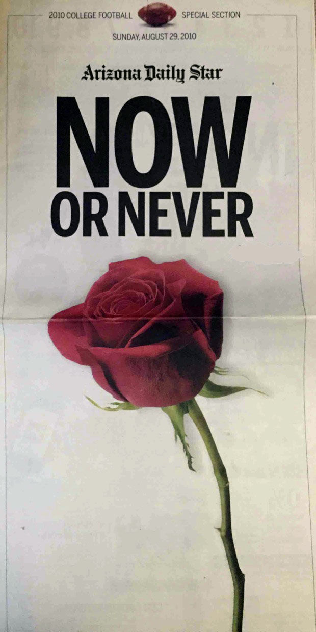 College football special section cover
